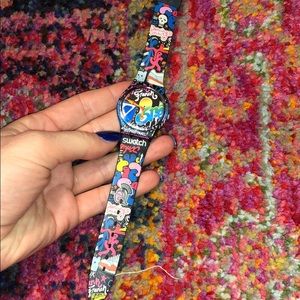Swatch watch deep hop panel